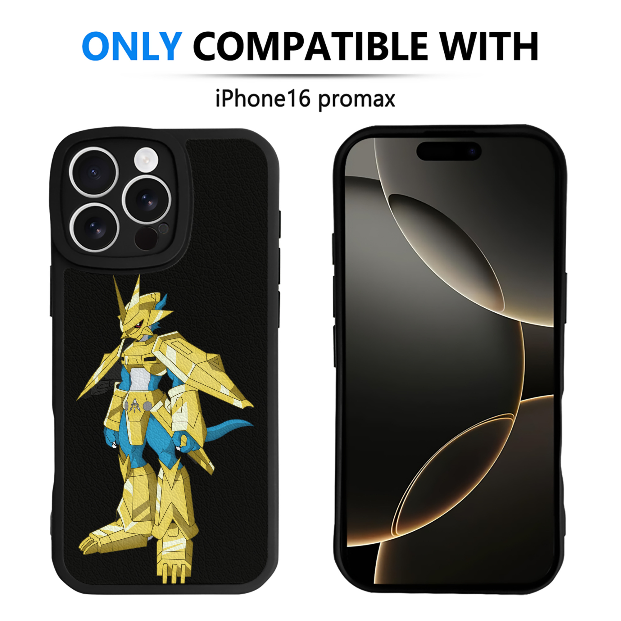 （画像用） Digimon デジタルモンスター/デジモン 【iPhone 16シリーズ対応】シリコンスマホケース（レザー調） 材質：シリコン